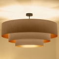 Brilagi - Накладна люстра LUNETA 3xE27/60W/230V діаметр 80 см бежевий/золотистий
