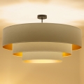 Brilagi - Накладна люстра LUNETA 3xE27/60W/230V, діаметр 80 см, кремова/золотиста