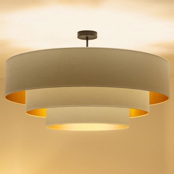 Brilagi - Накладна люстра LUNETA 3xE27/60W/230V, діаметр 80 см, кремова/золотиста