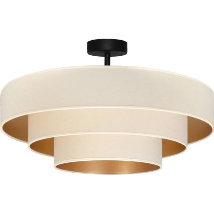 Brilagi - Накладна люстра LUNETA 3xE27/60W/230V, діаметр 80 см, кремова/золотиста