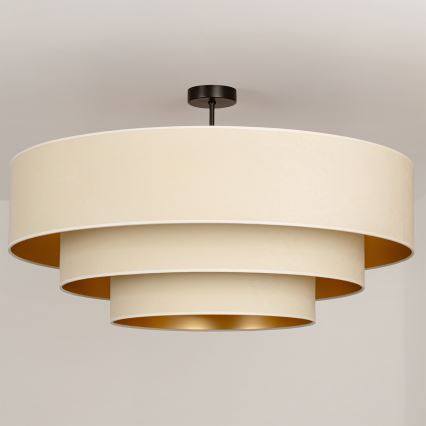 Brilagi - Накладна люстра LUNETA 3xE27/60W/230V, діаметр 80 см, кремова/золотиста