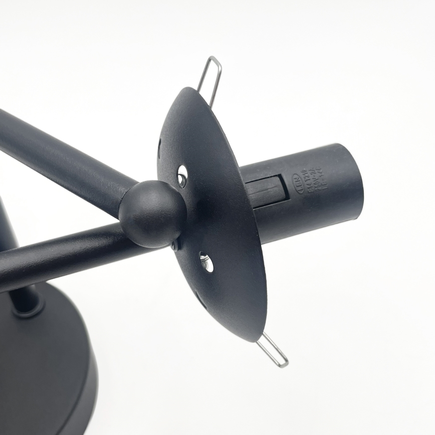 Brilagi - Накладна люстра MALIVA 3xE14/15W/230V чорна/димчаста