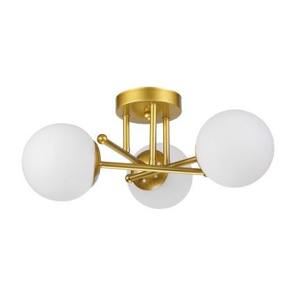 Brilagi - Накладна люстра MALIVA 3xE14/15W/230V золота/біла