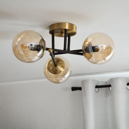 Brilagi - Накладна люстра MALIVA 3xE14/15W/230V золота