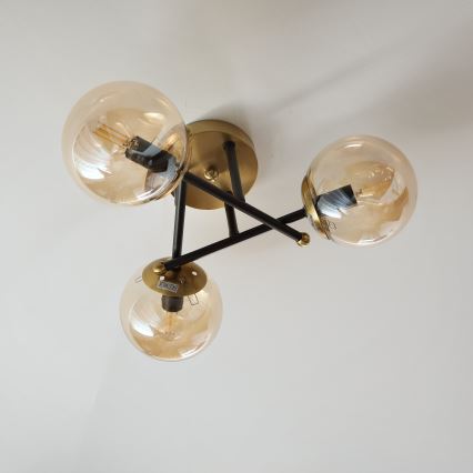 Brilagi - Накладна люстра MALIVA 3xE14/15W/230V золота