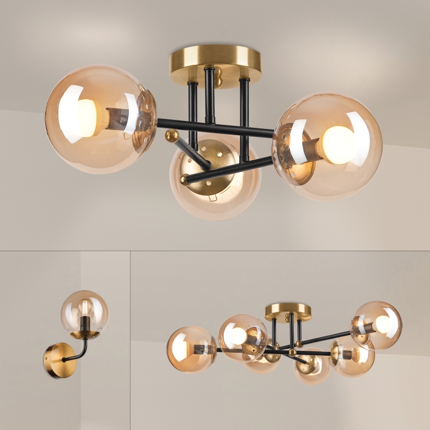 Brilagi - Накладна люстра MALIVA 3xE14/15W/230V золота