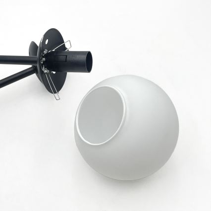 Brilagi - Накладна люстра MALIVA 4xE14/15W/230V чорна/біла