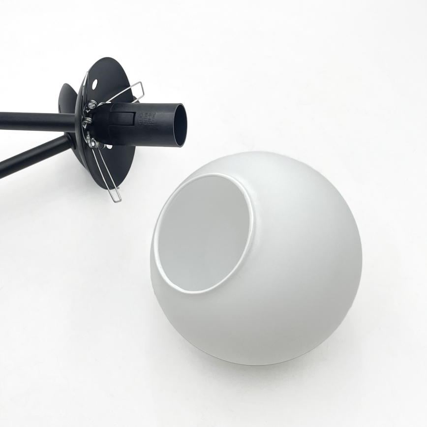 Brilagi - Накладна люстра MALIVA 4xE14/15W/230V чорна/біла