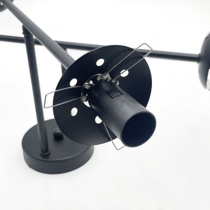 Brilagi - Накладна люстра MALIVA 4xE14/15W/230V чорна/біла