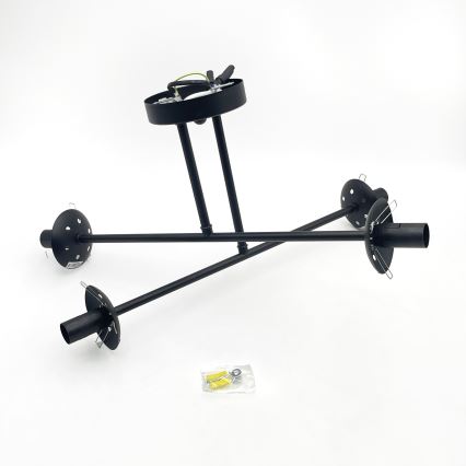 Brilagi - Накладна люстра MALIVA 4xE14/15W/230V чорна/димчаста