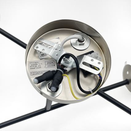 Brilagi - Накладна люстра MALIVA 4xE14/15W/230V матовий хром/димчастий