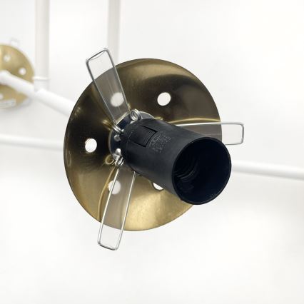 Brilagi - Накладна люстра MALIVA 4xE14/15W/230V золота/біла