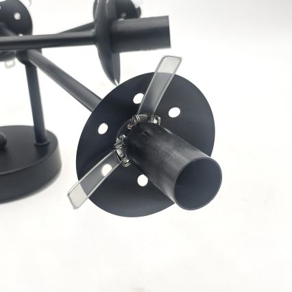 Brilagi - Накладна люстра MALIVA 6xE14/15W/230V чорна/біла