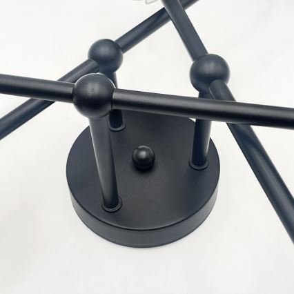 Brilagi - Накладна люстра MALIVA 6xE14/15W/230V чорна/димчаста