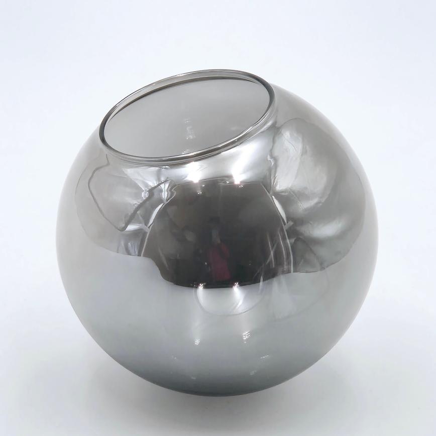 Brilagi - Накладна люстра MALIVA 6xE14/15W/230V матовий хром/димчасте скло