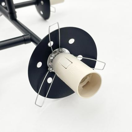 Brilagi - Накладна люстра MALONY 4xE14/20W/230V чорна