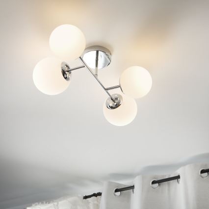 Brilagi - Накладна люстра MALONY 4xE14/20W/230V полірований хром