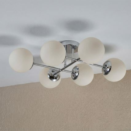 Brilagi - Накладна люстра MALONY 6xE14/20W/230V полірований хром
