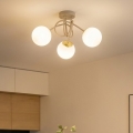 Brilagi - Накладна люстра MILO ECRU 3xE27/60W/230V бежева/золота