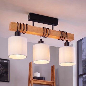 BRILAGI - Накладна люстра NUBILA 3xE27/60W/230V сосна/білий