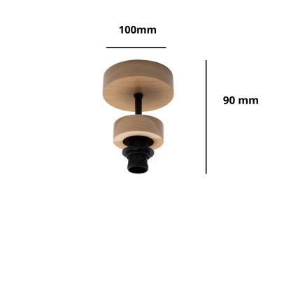BRILAGI - Накладна люстра PARTY 1xE14/60W/230V дуб