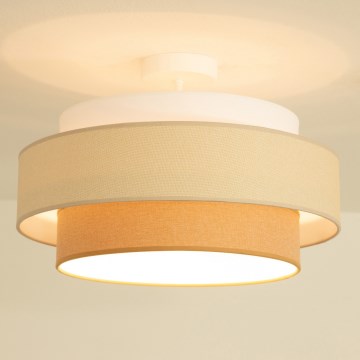 Brilagi - Накладна люстра RESNA 1xE27/60W/230V діам. 40 см кремова/бежева