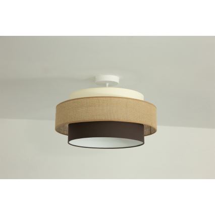 Brilagi - Накладна люстра RESNA 1xE27/60W/230V Ø 40 см бежевий/чорний