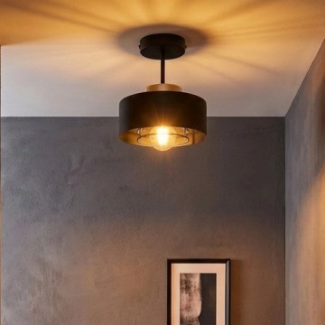 Brilagi - Накладна люстра SPRING 1xE27/60W/230V чорна/золота