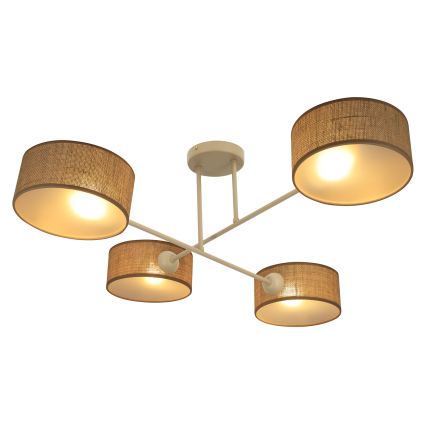 Brilagi - Накладна люстра VIRGO 4xE14/40W/230V бежева/золота