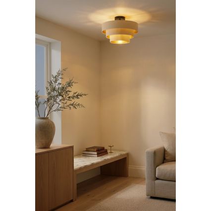 Brilagi - Накладна стельова люстра LUNETA 1xE27/60W/230V Ø 40 см кремова/золота
