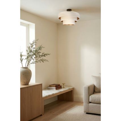 Brilagi - Накладна стельова люстра LUNETA 1xE27/60W/230V Ø 40 см кремова/золота
