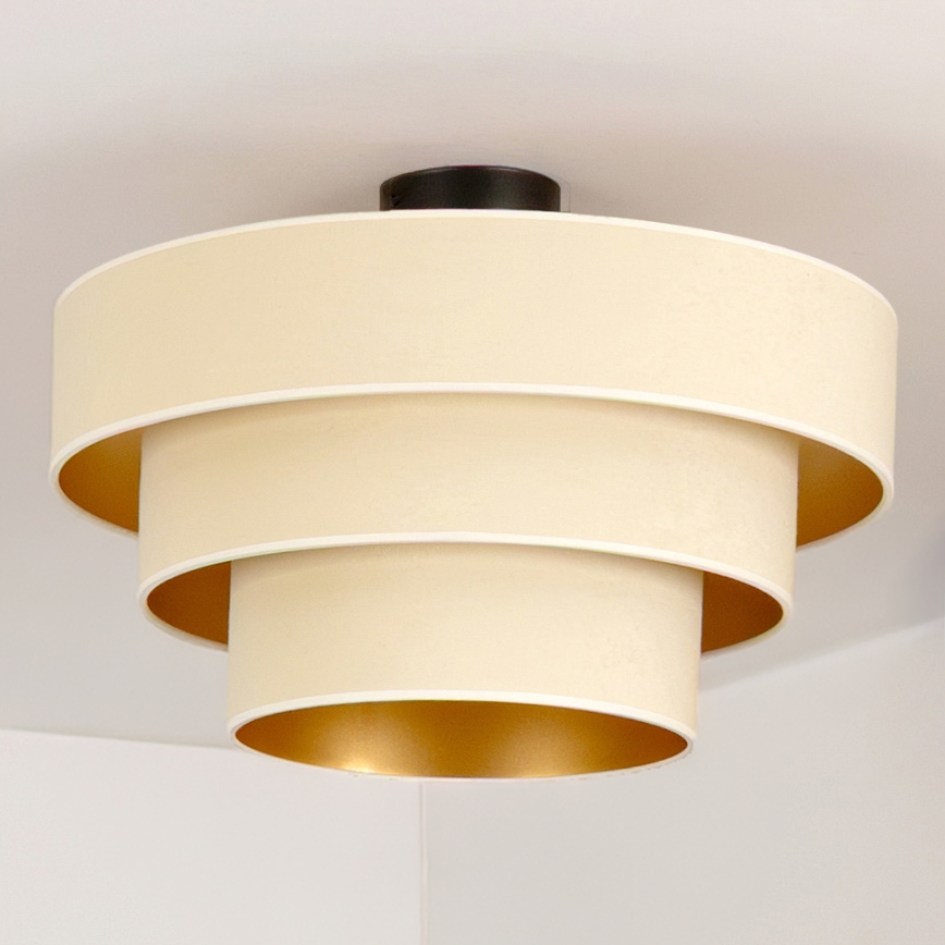 Brilagi - Накладна стельова люстра LUNETA 1xE27/60W/230V Ø 40 см кремова/золота