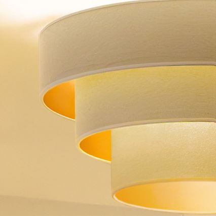 Brilagi - Накладна стельова люстра LUNETA 1xE27/60W/230V Ø 40 см кремова/золота