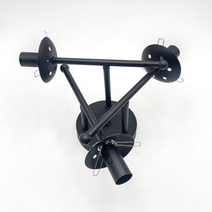 Brilagi - Накладна стельова люстра MALIVA 3xE14/15W/230V чорна/прозора