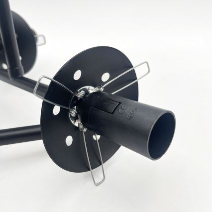 Brilagi - Накладна стельова люстра MALIVA 3xE14/15W/230V чорна/прозора