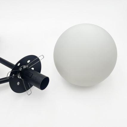 Brilagi - Накладна стельова люстра MALIVA 3xE14/15W/230V чорний/білий