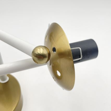 Brilagi - Накладна стельова люстра MALIVA 3xE14/15W/230V золота/біла