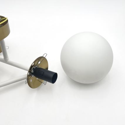 Brilagi - Накладна стельова люстра MALIVA 3xE14/15W/230V золота/біла