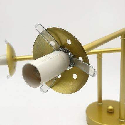Brilagi - Накладна стельова люстра MALIVA 4xE14/15W/230V золота/біла