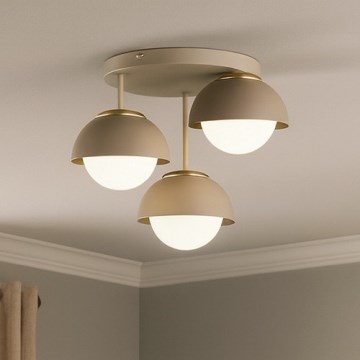 Brilagi - Накладная люстра 3xE27/60W/230V бежевый/золотой