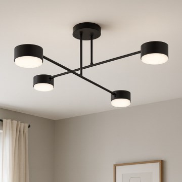 Brilagi - Накладная люстра 4xGX53/12W/230V чёрная