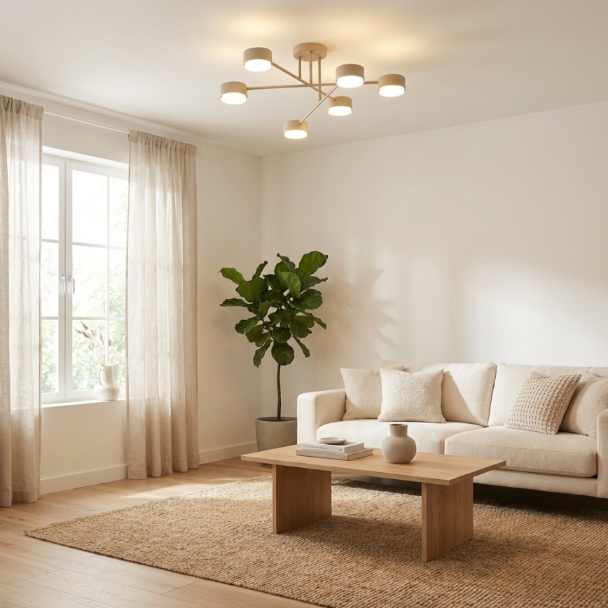 Brilagi - Накладная люстра 6xGX53/12W/230V черная