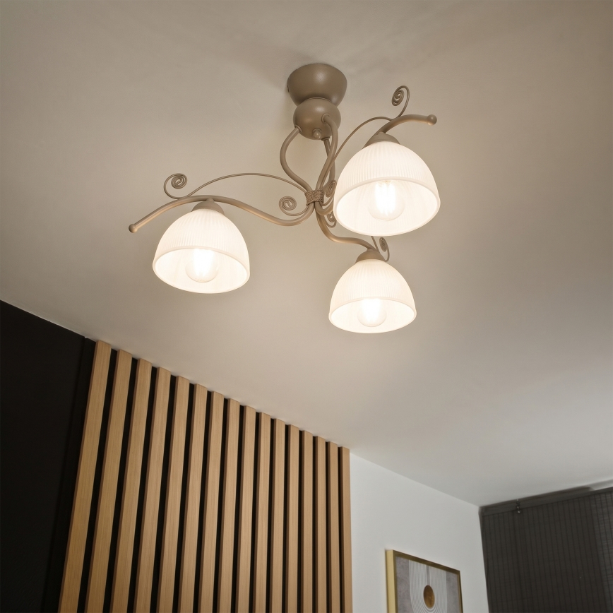Brilagi - Накладная люстра ANTICO MODERN 3xE27/60W/230V бежевая