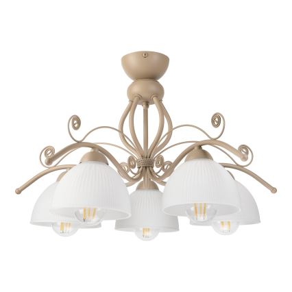 Brilagi - Накладная люстра ANTICO MODERN 5xE27/60W/230V бежевая
