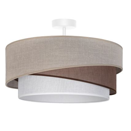 Brilagi - Накладная люстра ARROW 1xE27/60W/230V диаметр 45 см бежевый/коричневый/белый