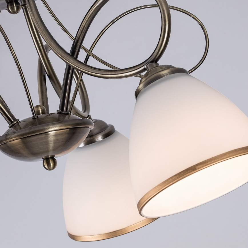 Brilagi - Накладная люстра FRED 3xE27/60W/230V, диаметр 59 см, бронзовая