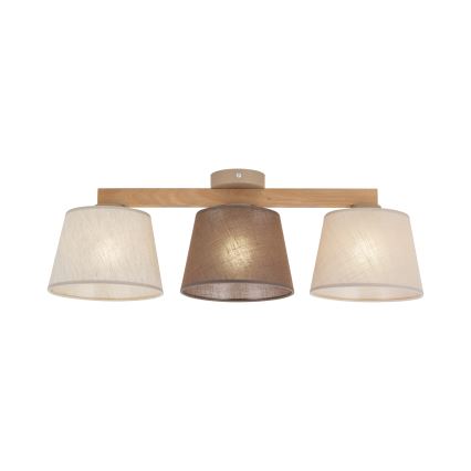 Brilagi - Накладная люстра LATTE 3xE27/15W/230V сосна/микс