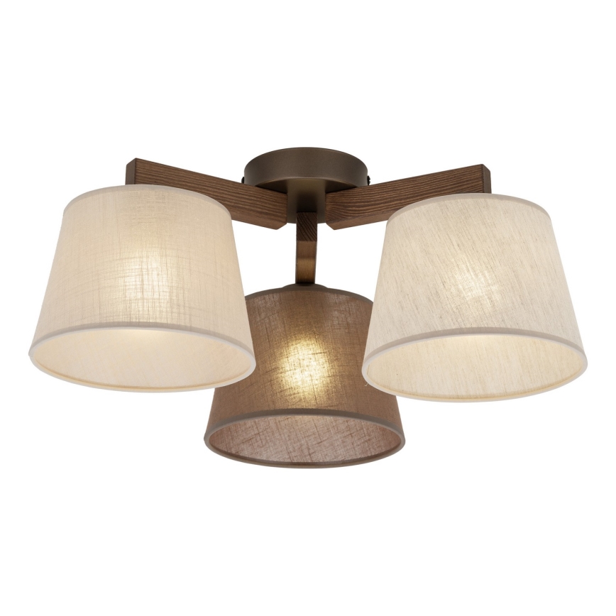 Brilagi - Накладная люстра LATTE 3xE27/15W/230V сосна/микс