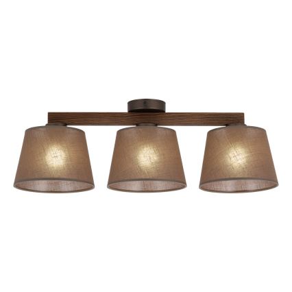 Brilagi - Накладная люстра LATTE, 3xE27/15W/230V, сосна/коричневый