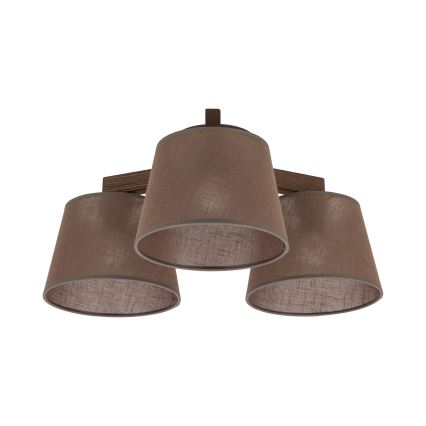 Brilagi - Накладная люстра LATTE 3xE27/15W/230V сосна/коричневый